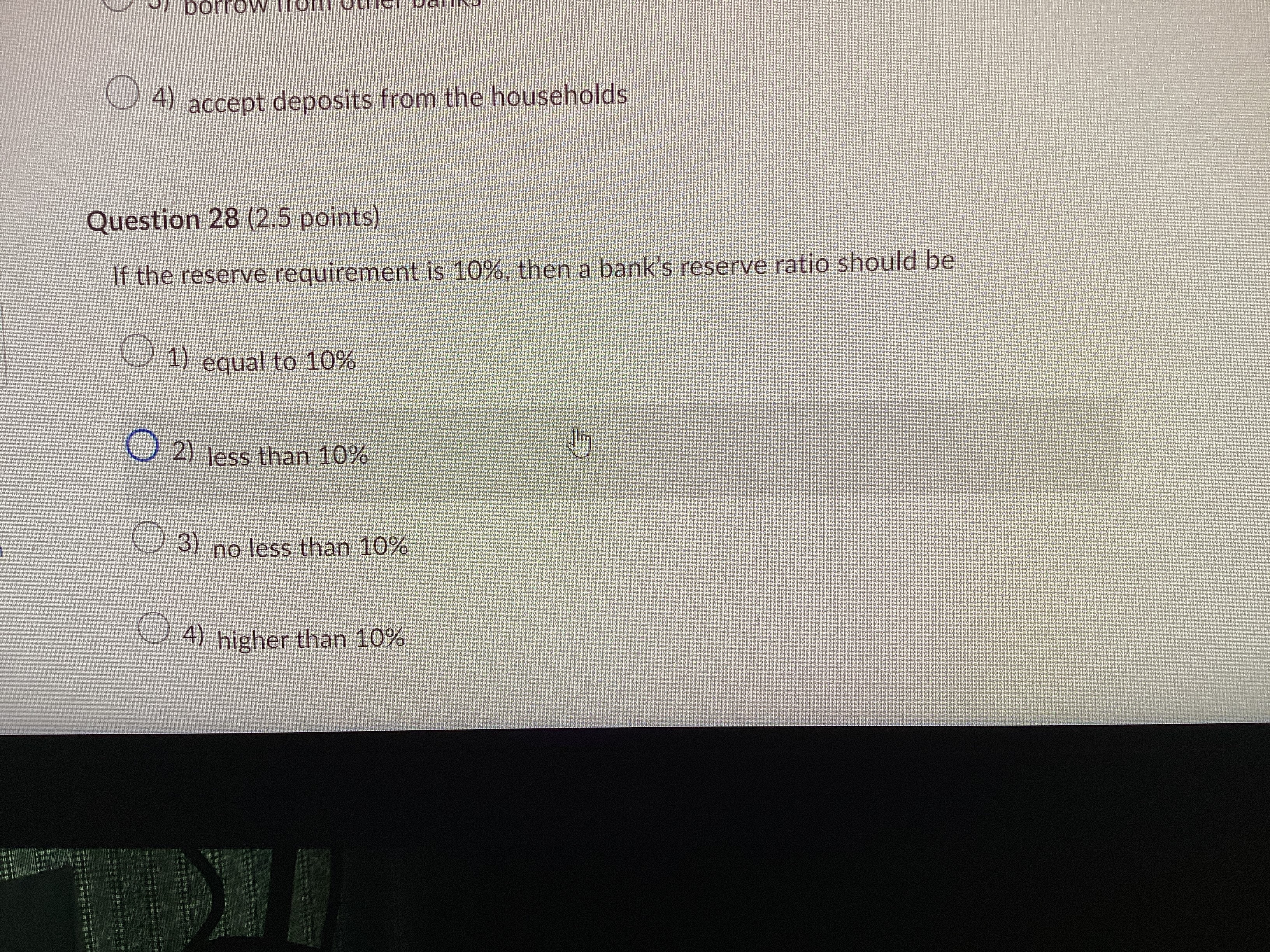 28 DOITOW 4) accept deposits from the households