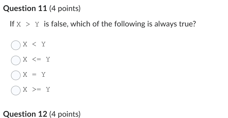 solve Question 11 (4 points) If x  style=