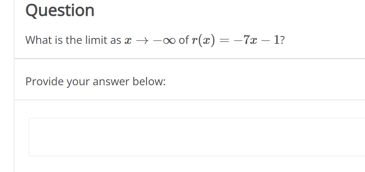 pls Question What is the limit as 2  style=
