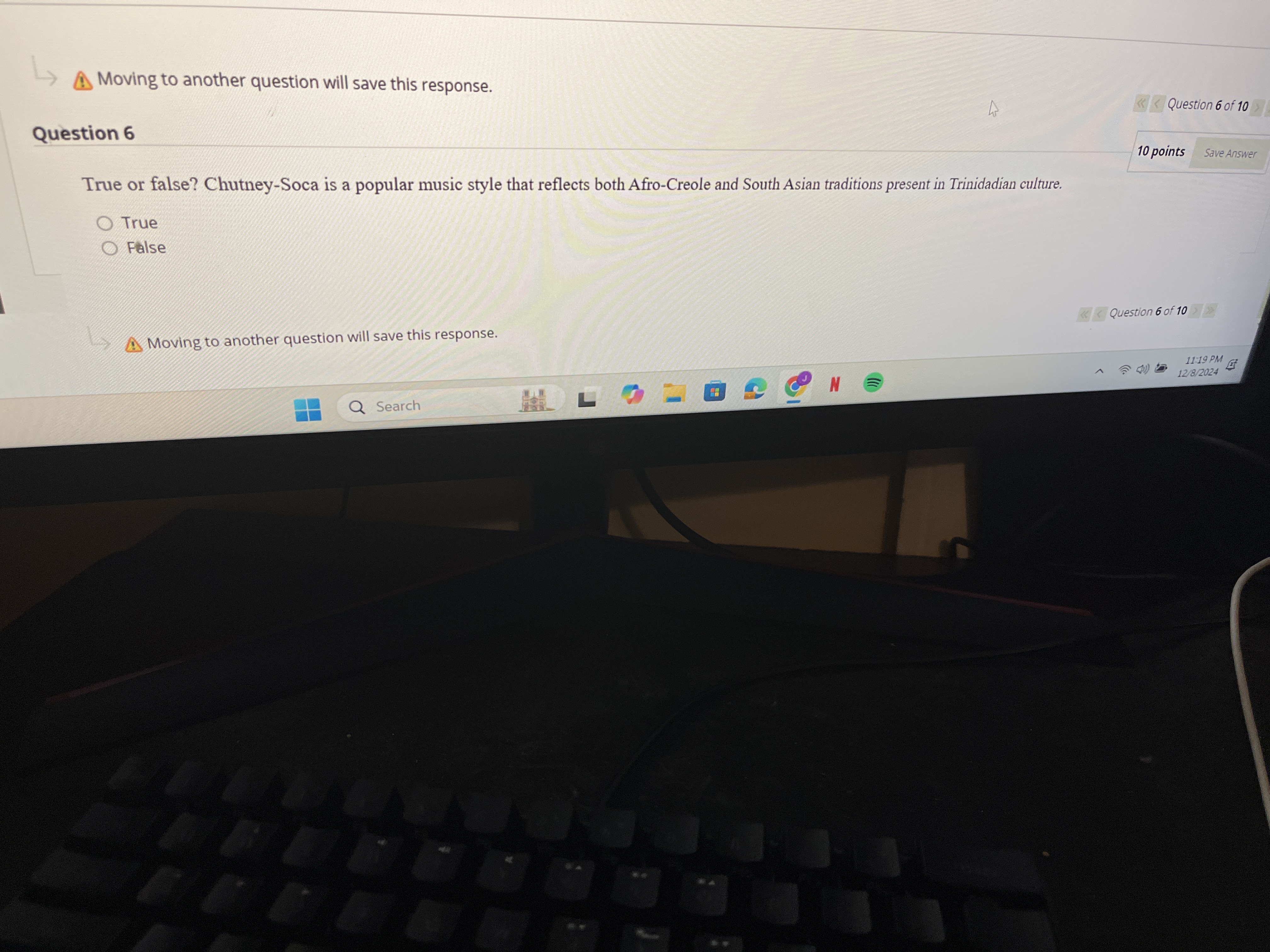 I'm Moving to another question will save this