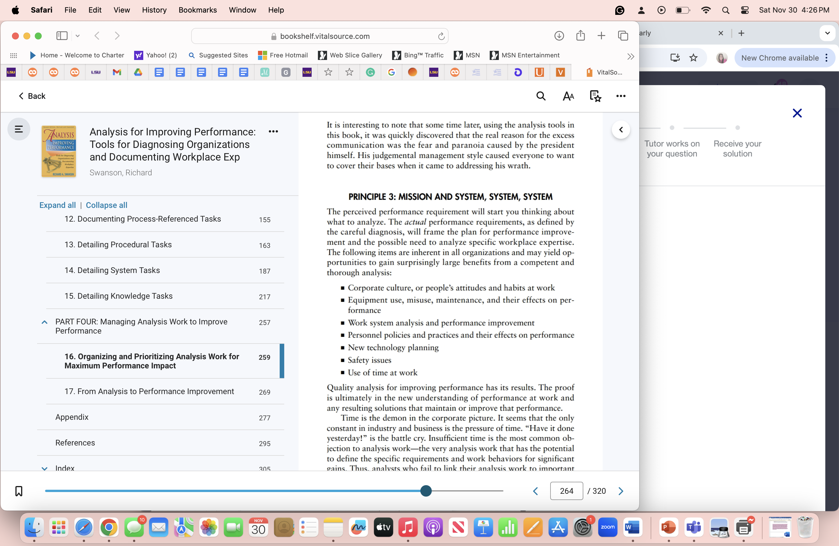 1. What are your key learning from Chapters 16