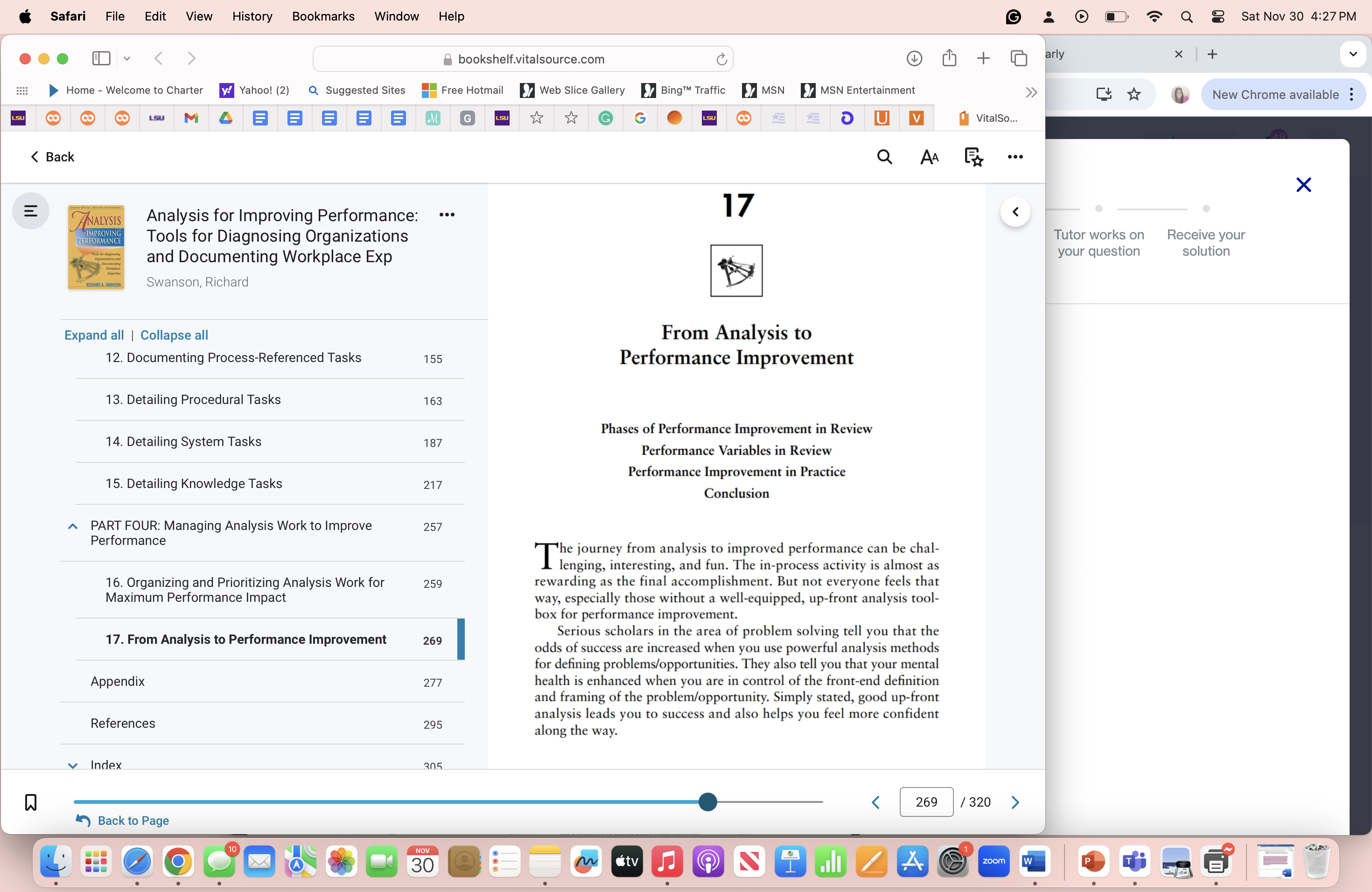1. What are your key learning from Chapters 16