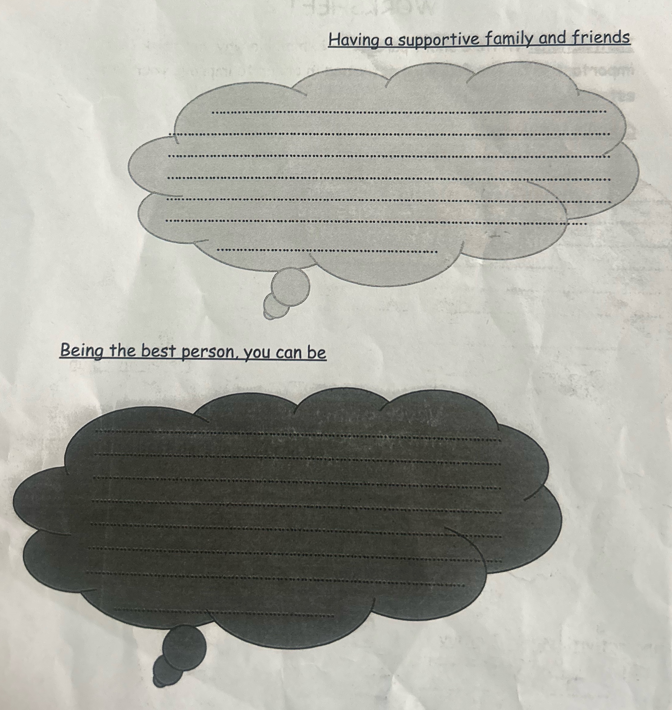 I need help Having a supportive family and