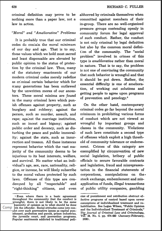 Fullers Assertion Reply to Classmate Reflection