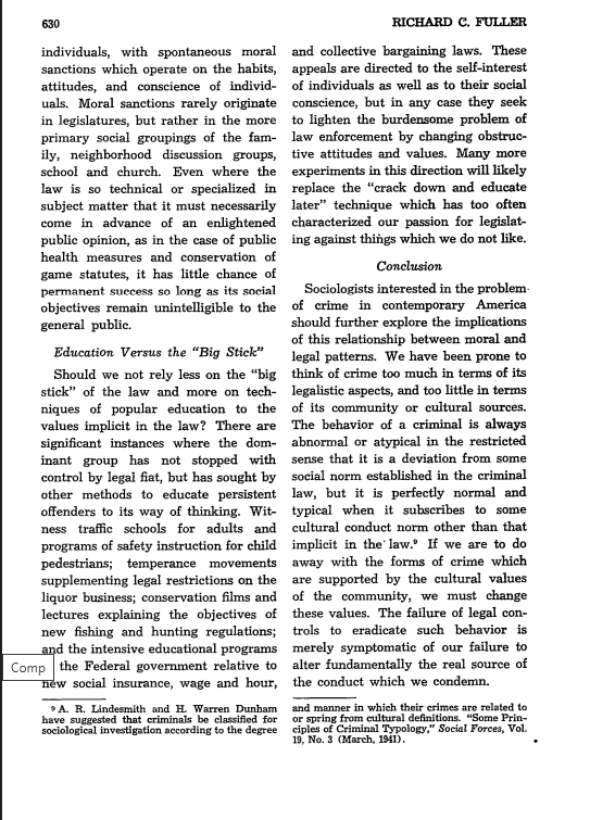 Fullers Assertion Reply to Classmate Reflection