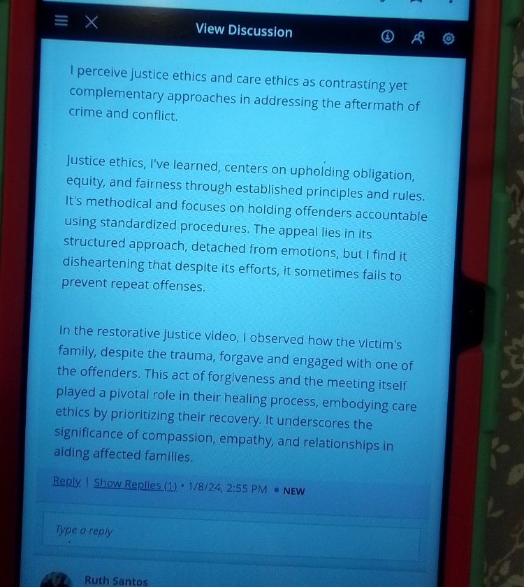 discussion question just 75 words E X View