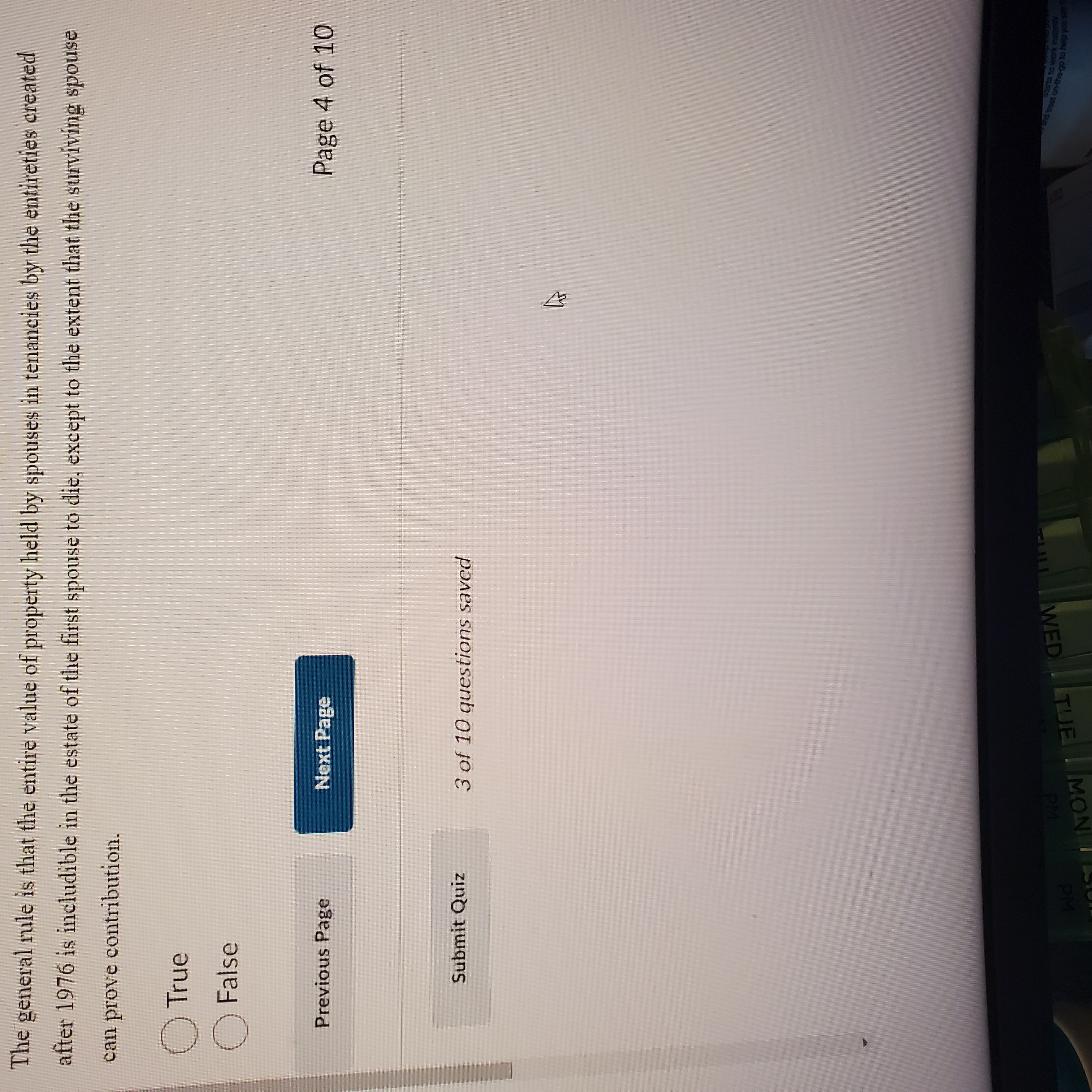 The general rule is that the entire value of