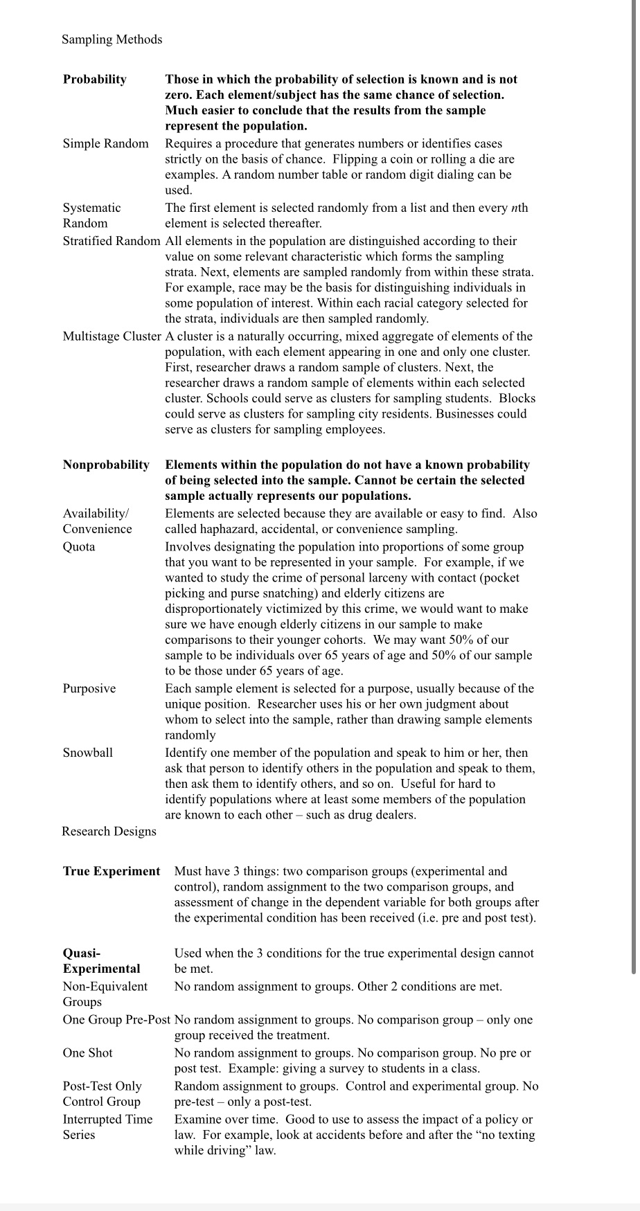 You have been given an assignment to conduct a