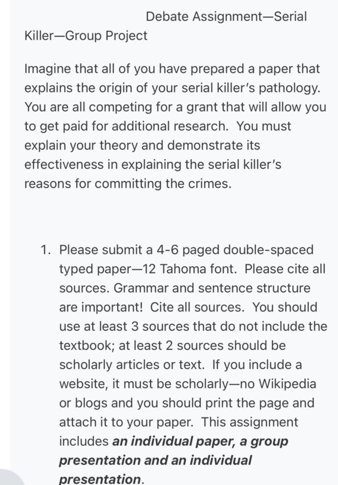 My serial killer is Jeffrey Dahmer and my theory