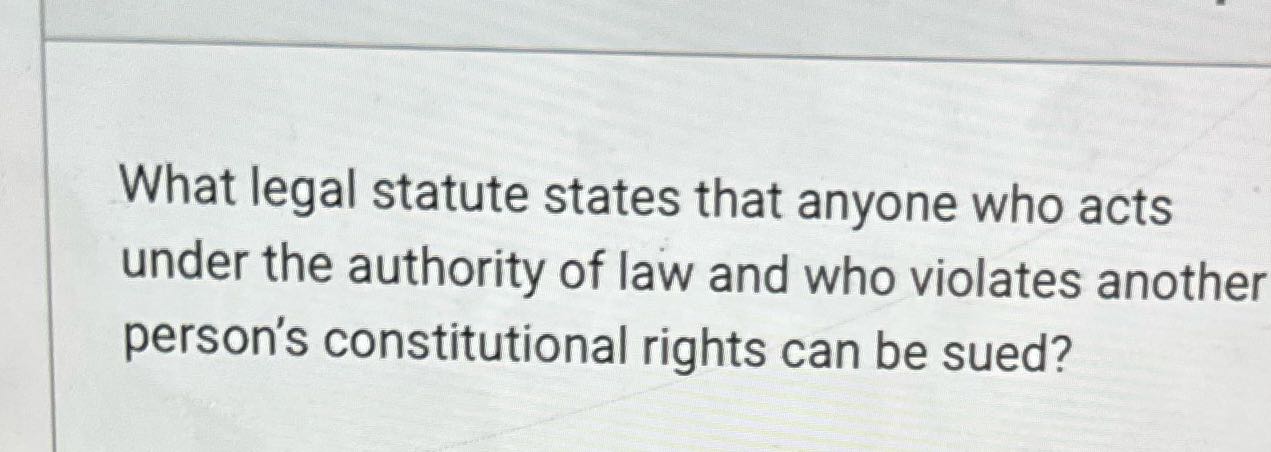 Cjus 420 What legal statute states that anyone