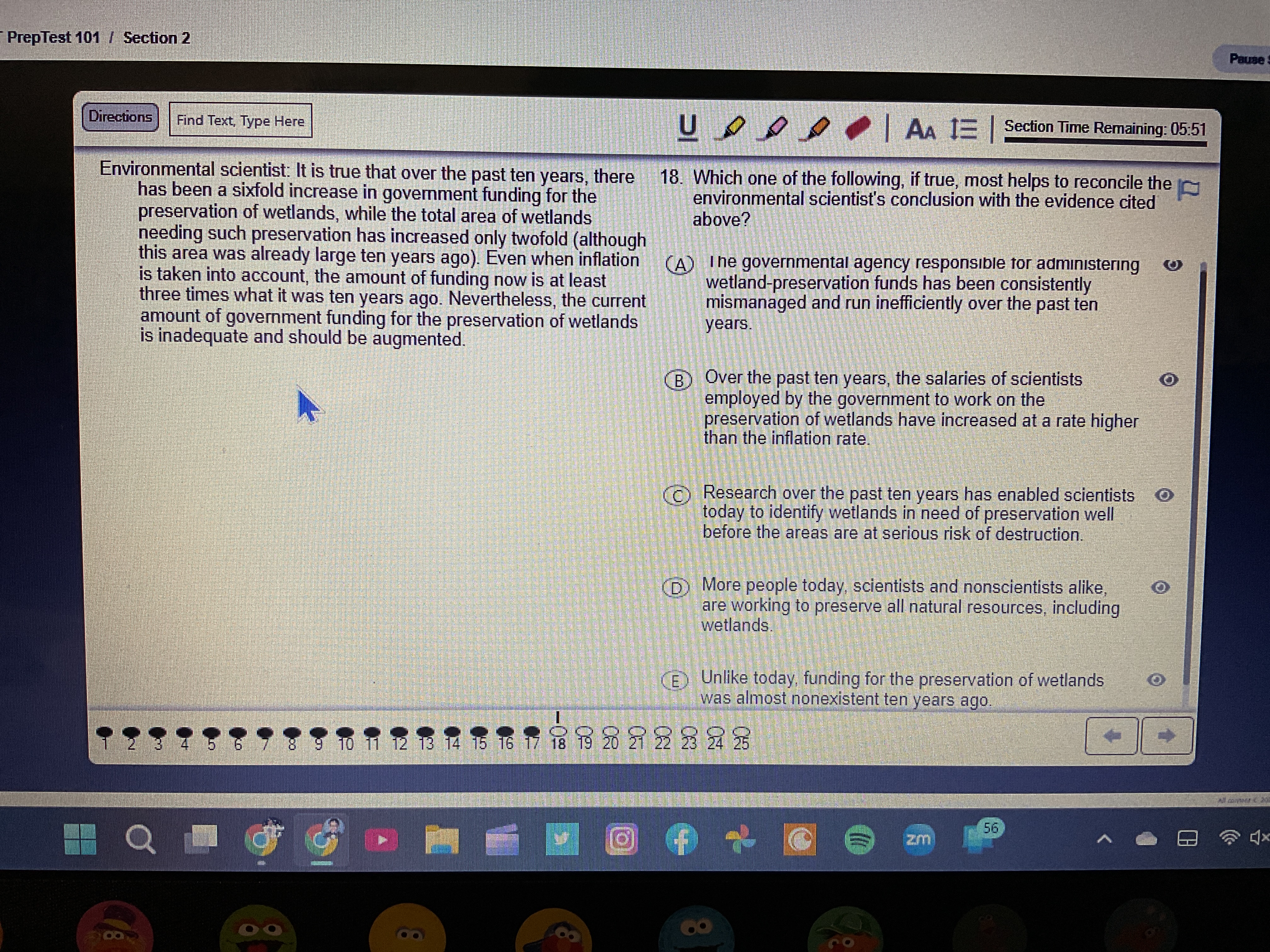 LSAT Prep 101 Section 2 PrepTest 101 / Section 2