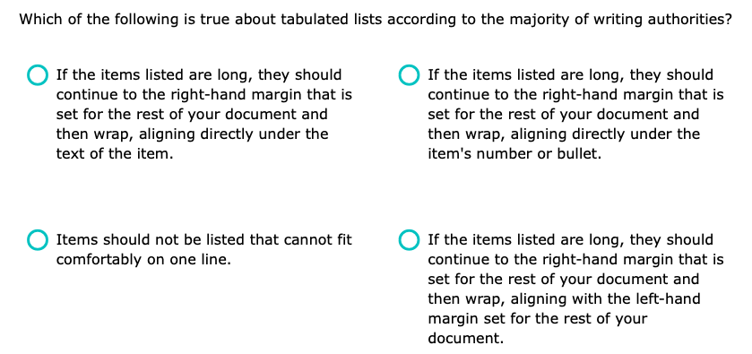 What would be the best choice from core grammar