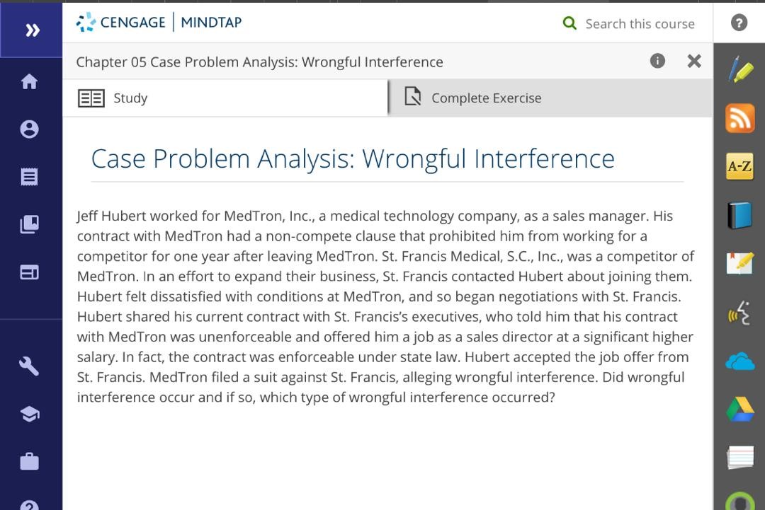 CENGAGE | MINDTAP Q. Search this course ? Chapter