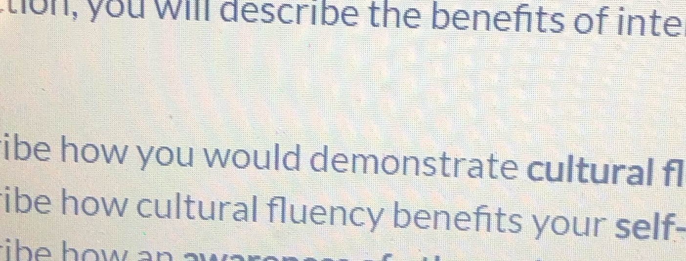 LION, you will describe the benefits of inte ibe