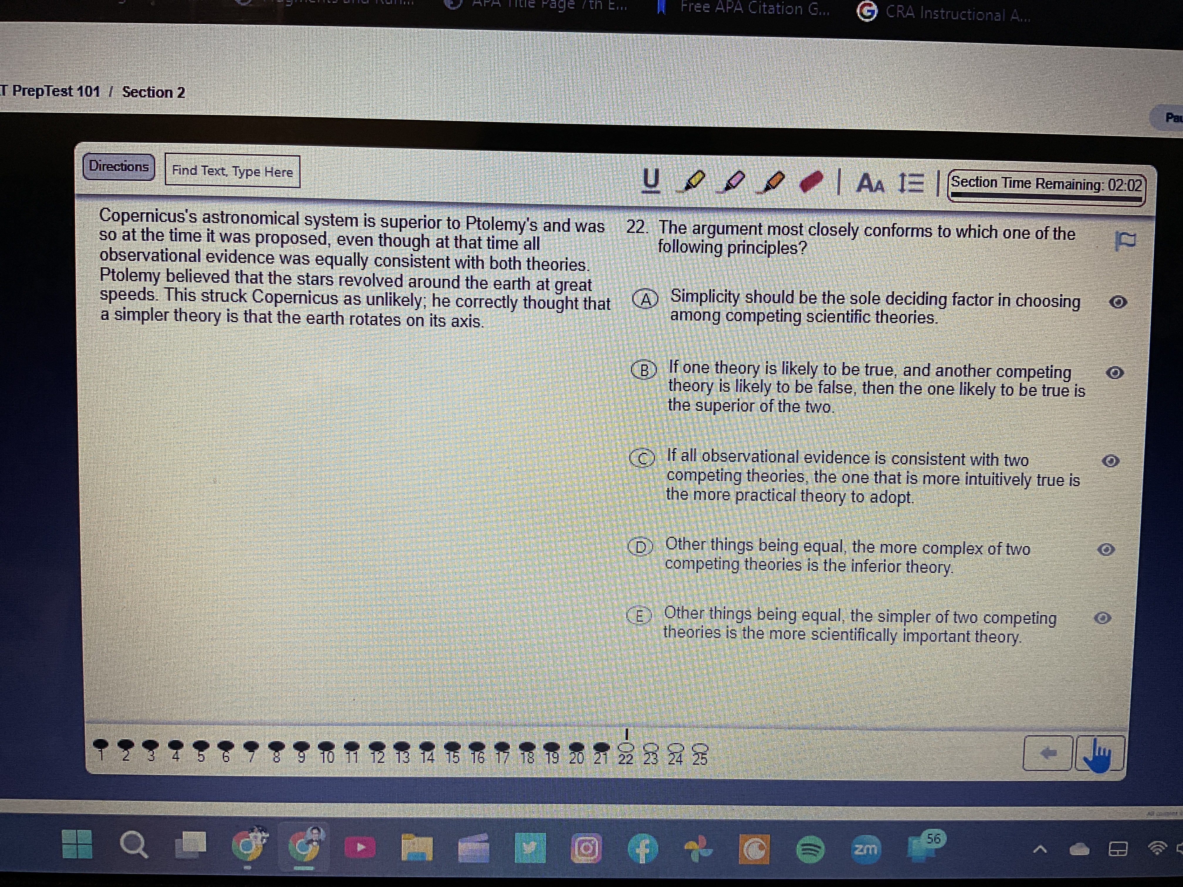 LSAT Prep 101 Section 2 A Citation G... () CRA