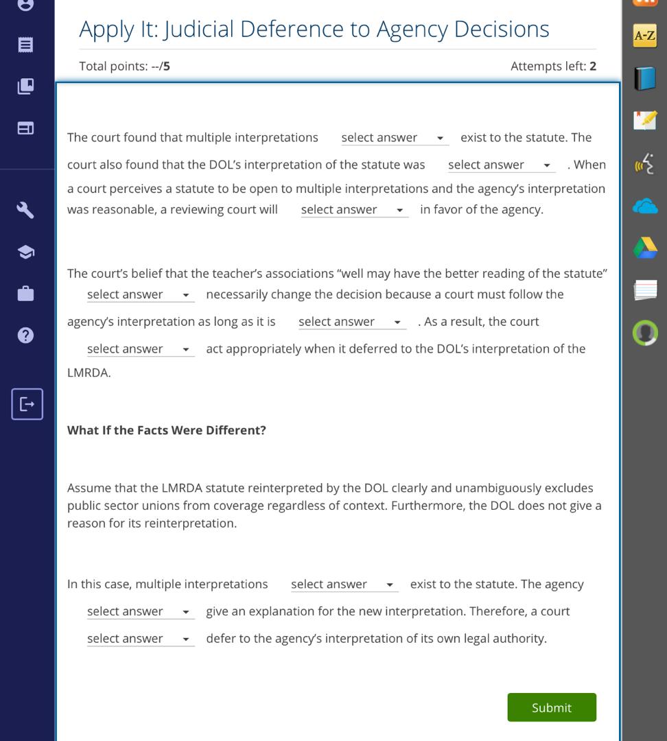 Case Problem Analysis: Judicial Deference to