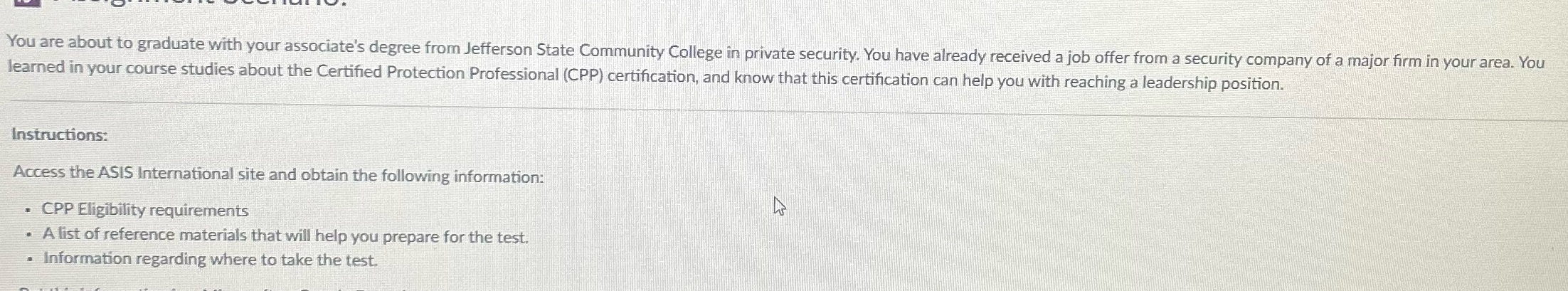 You are about to graduate with your associate's