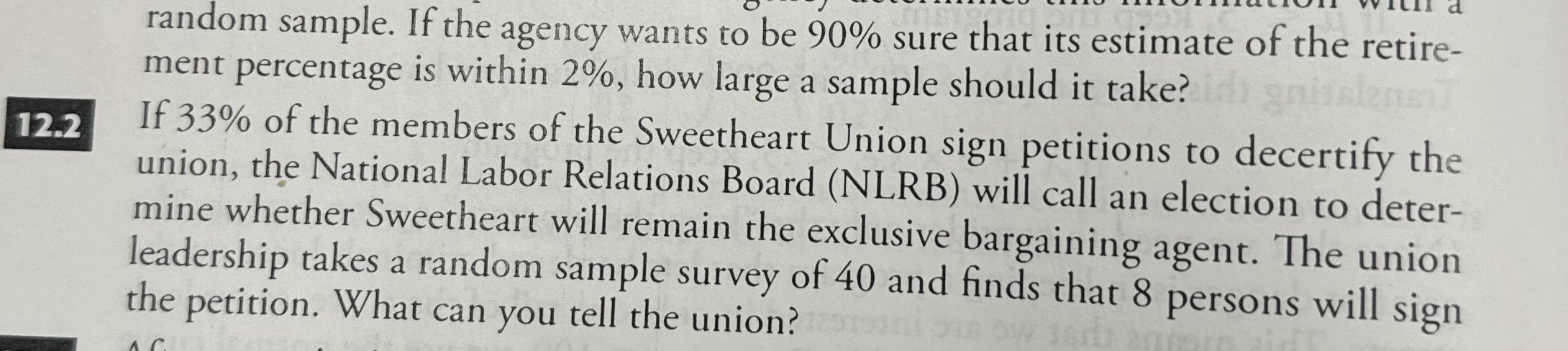 What is the answer d random sample. If the agency