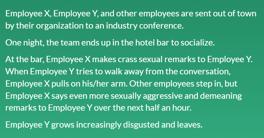 Does Employee Y have grounds for a claim of