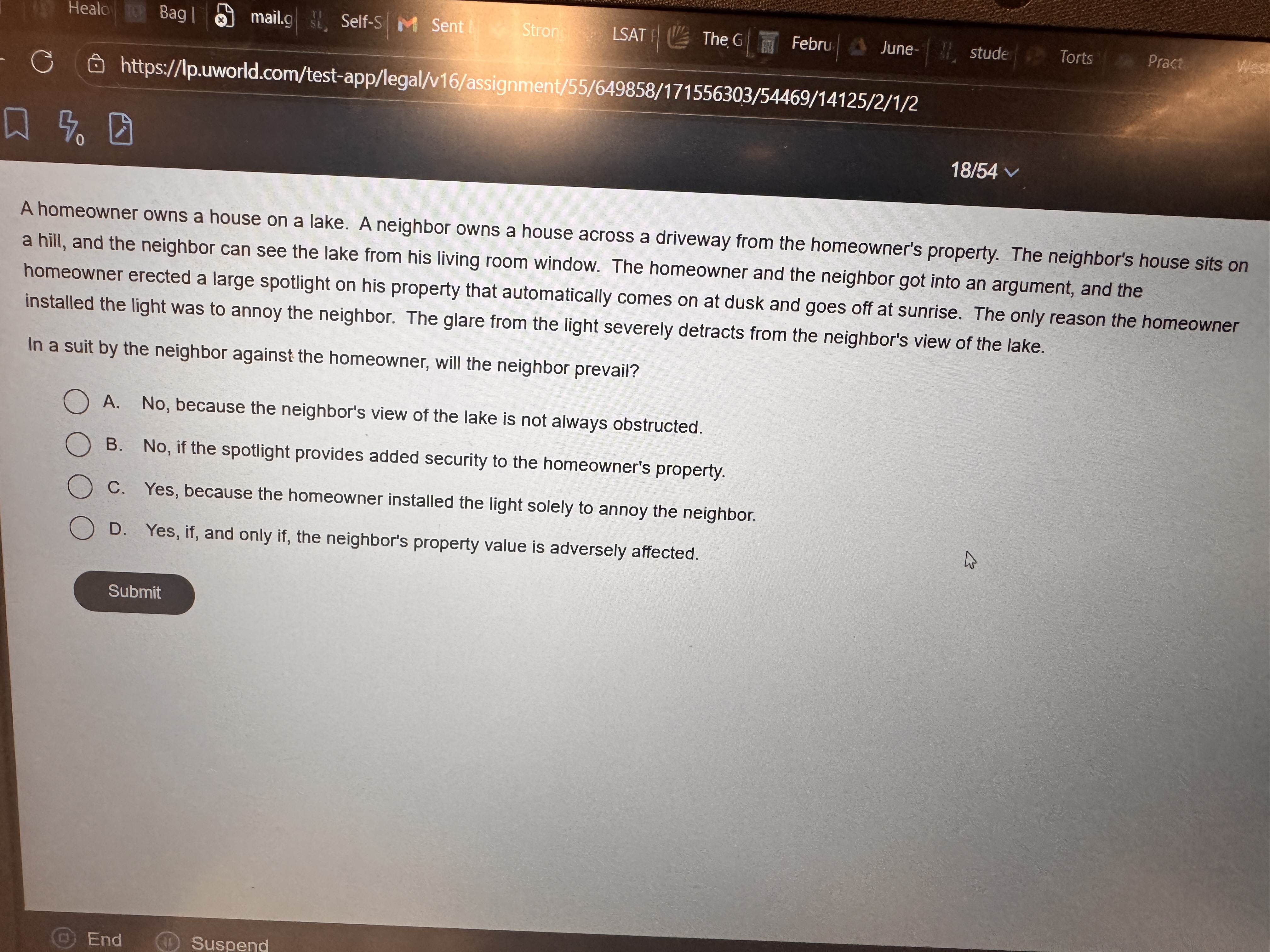 Heald Bag | @ mail.g , Self-S M Sent Strong LSAT