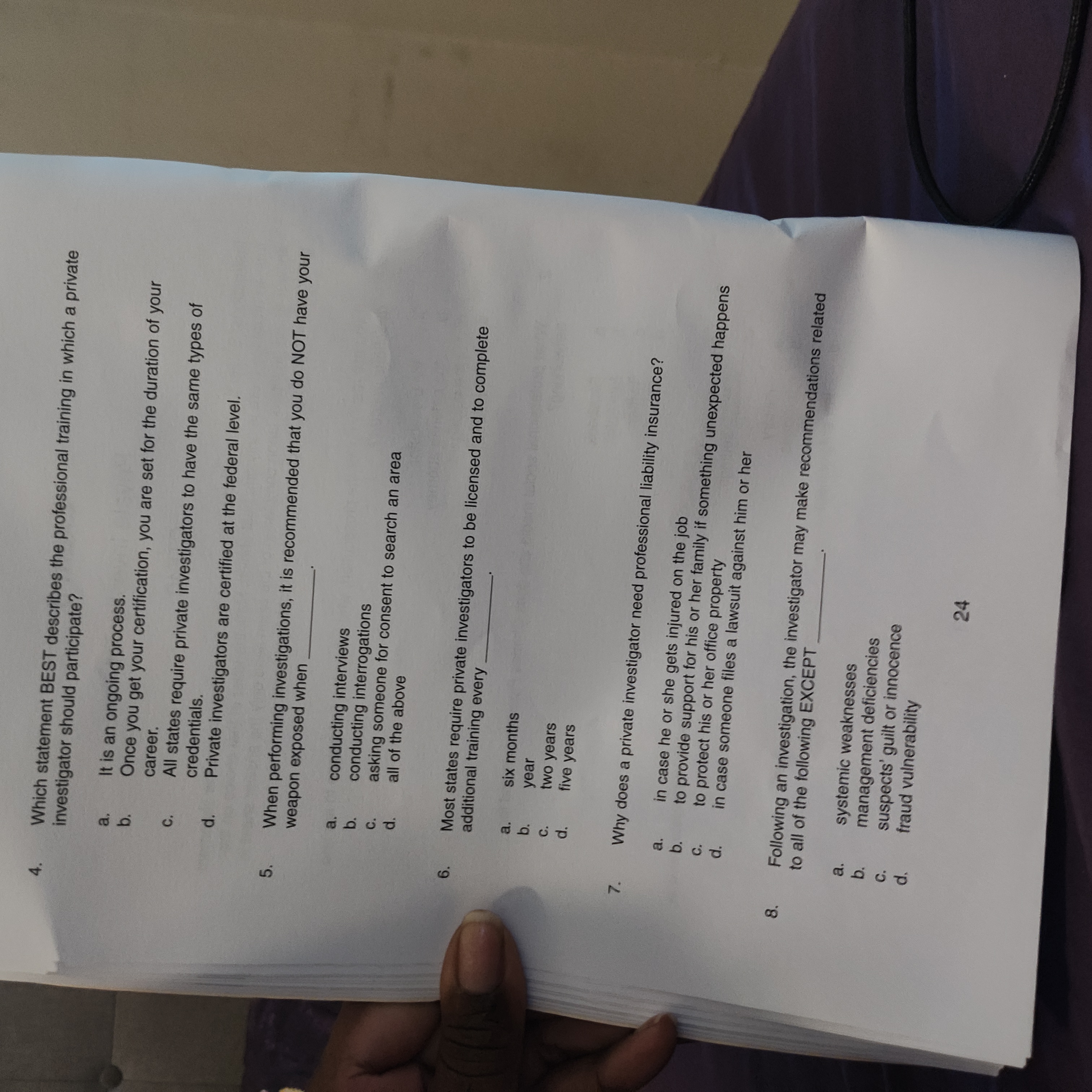 Exam 3 Private Investigator CTF4C Instructions: