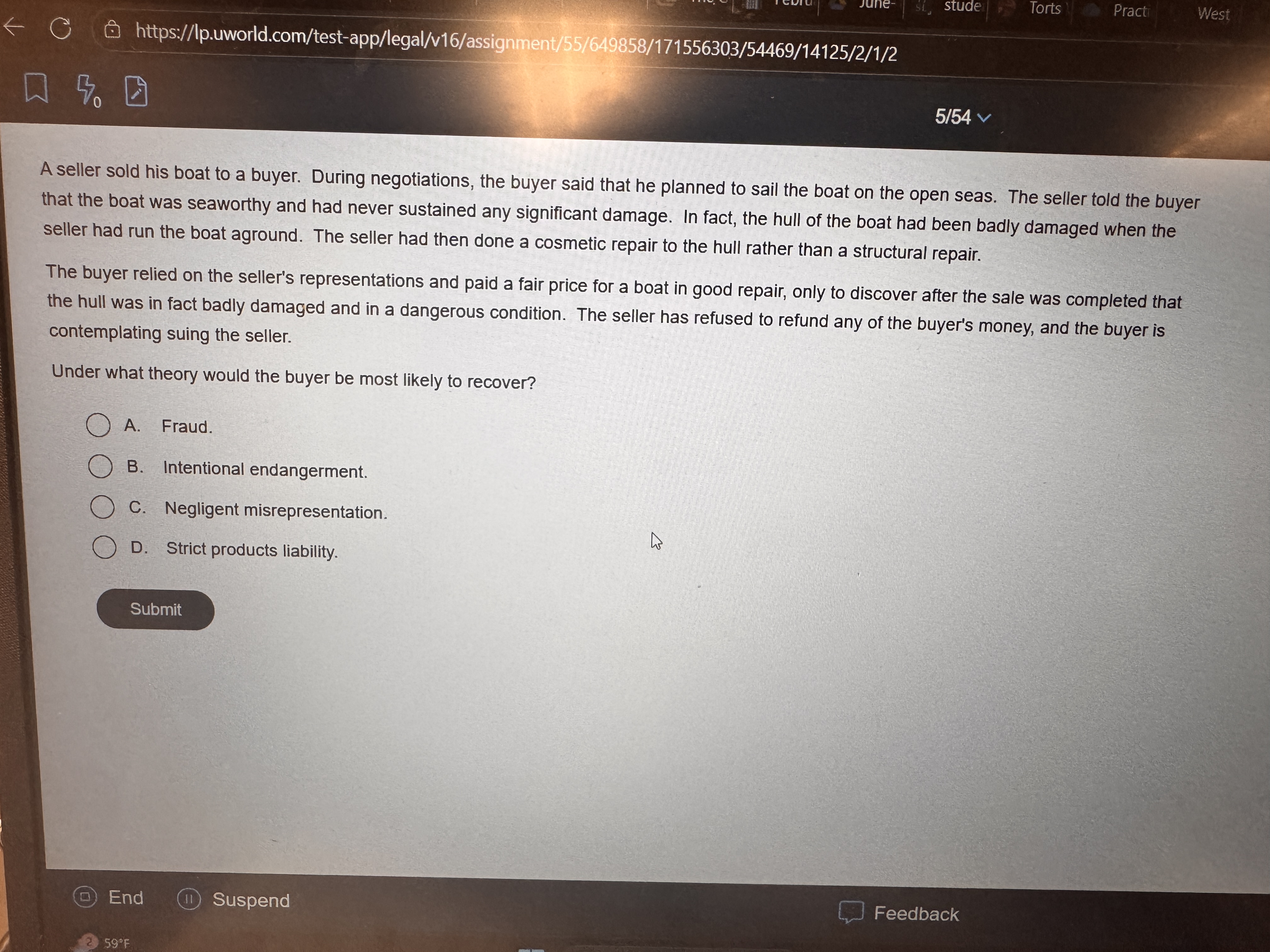 stude Torts Pract West K &