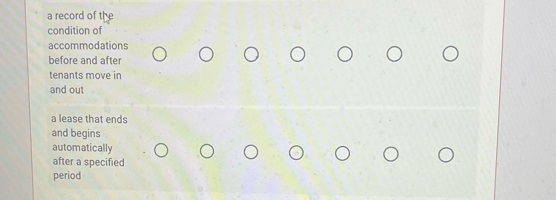 Landlord Tenant Security deposit Lease Periodic