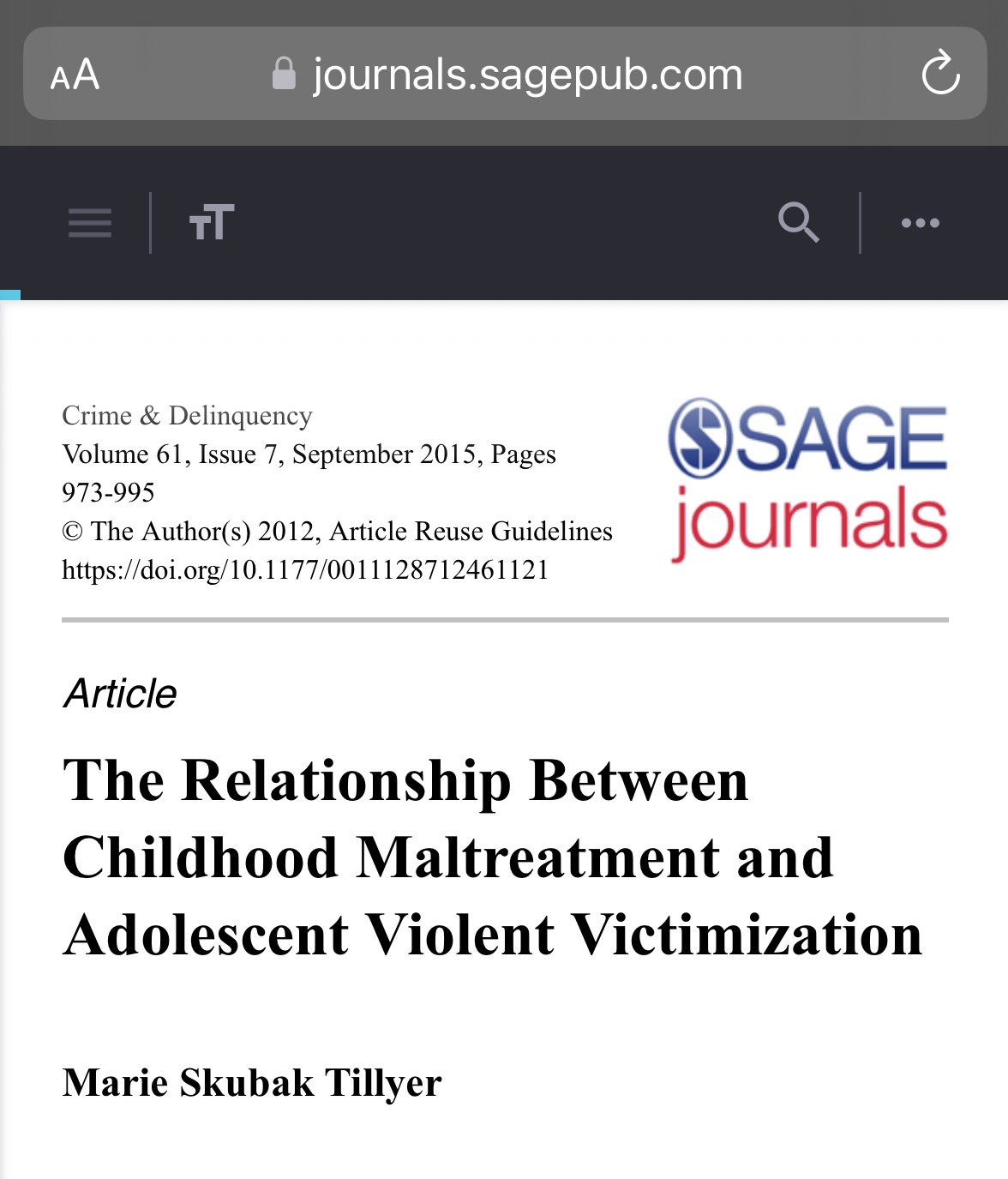 using this article: "The Relationshio between