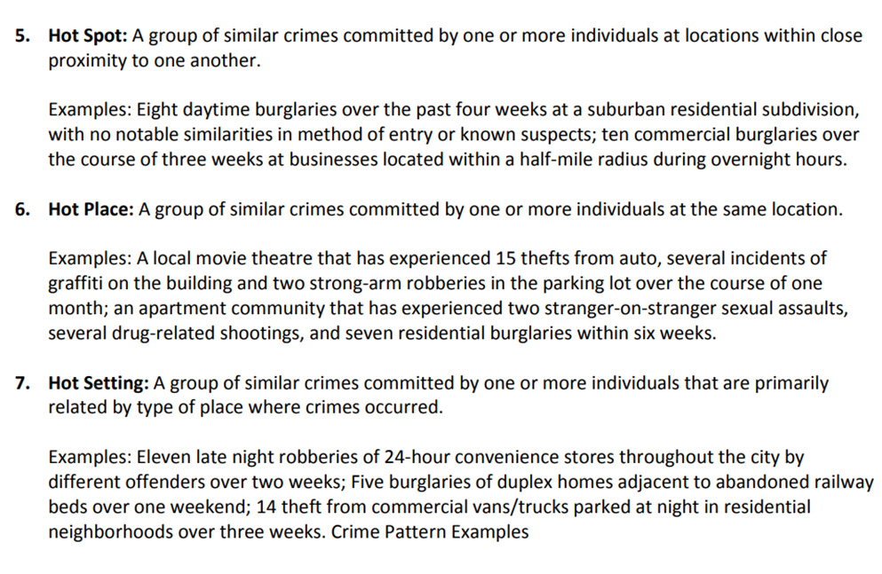 Instructions determine what kind of pattern(s)
