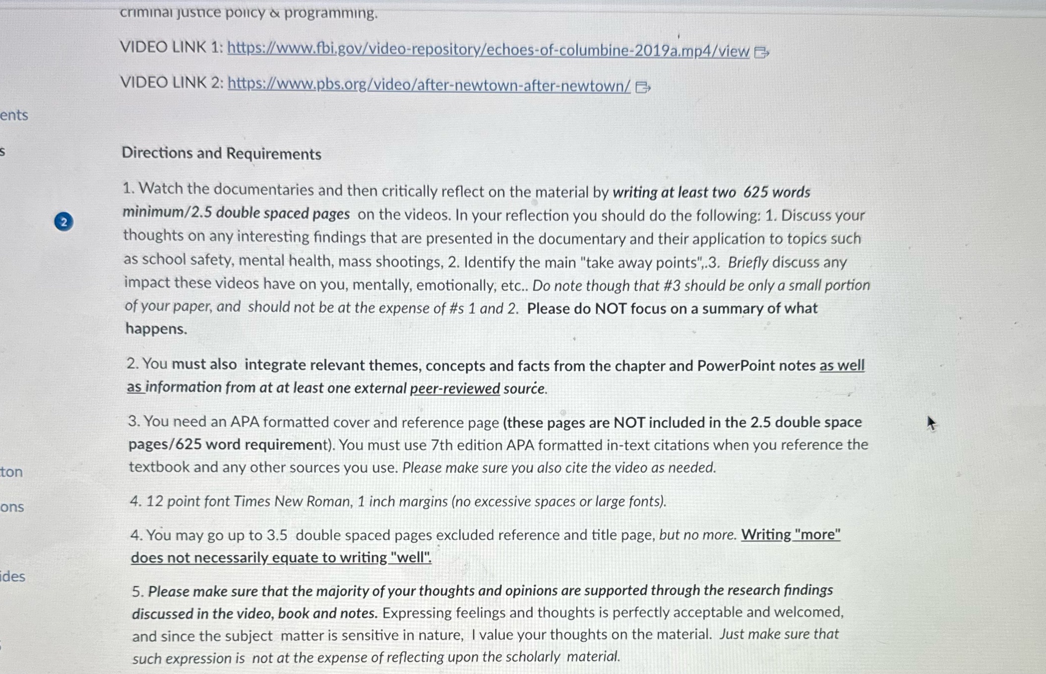 Based also on textbook U.S Criminal Justice