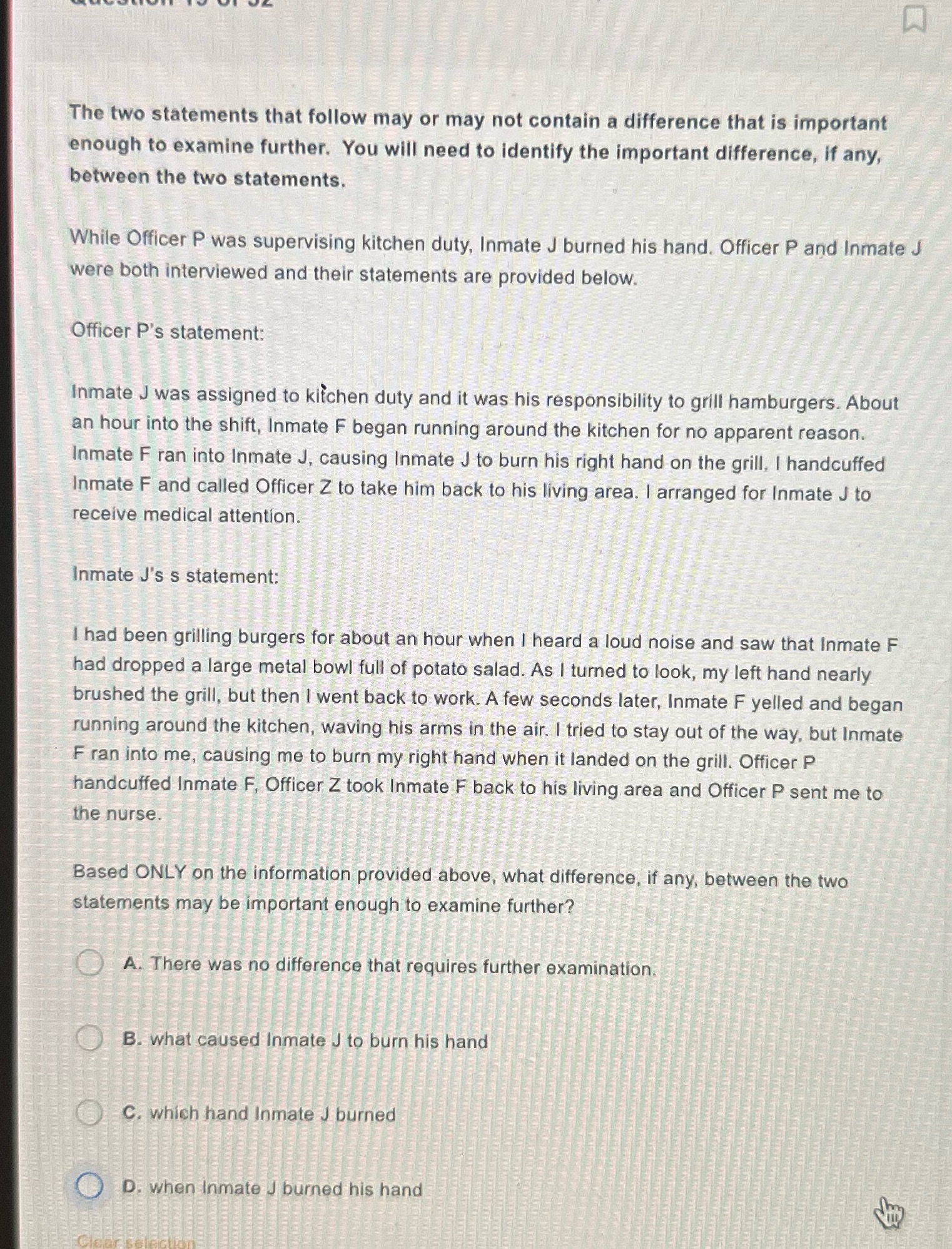 WM AT RIWEE W W Wik The two statements that