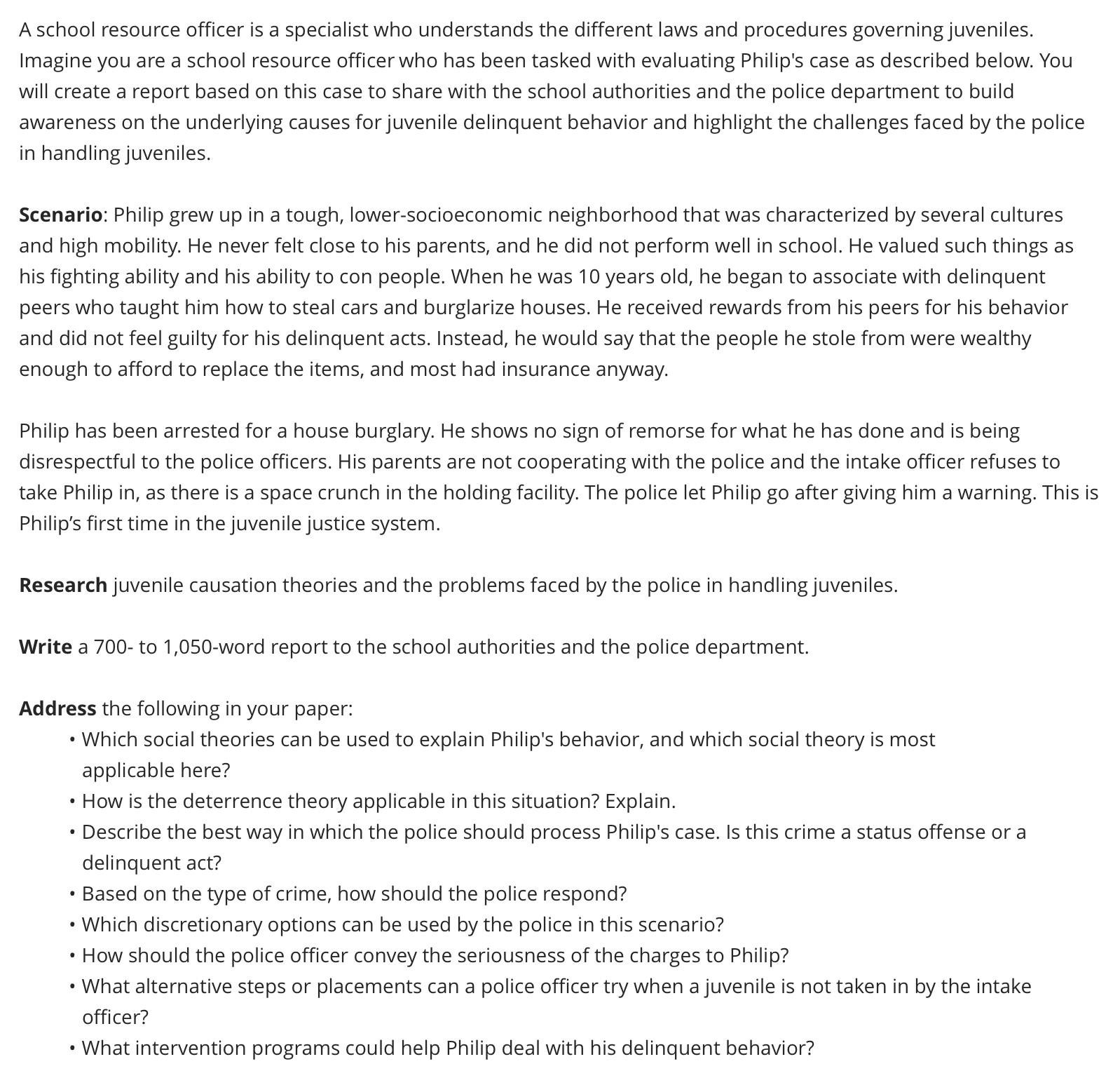 A school resource officer is a specialist who