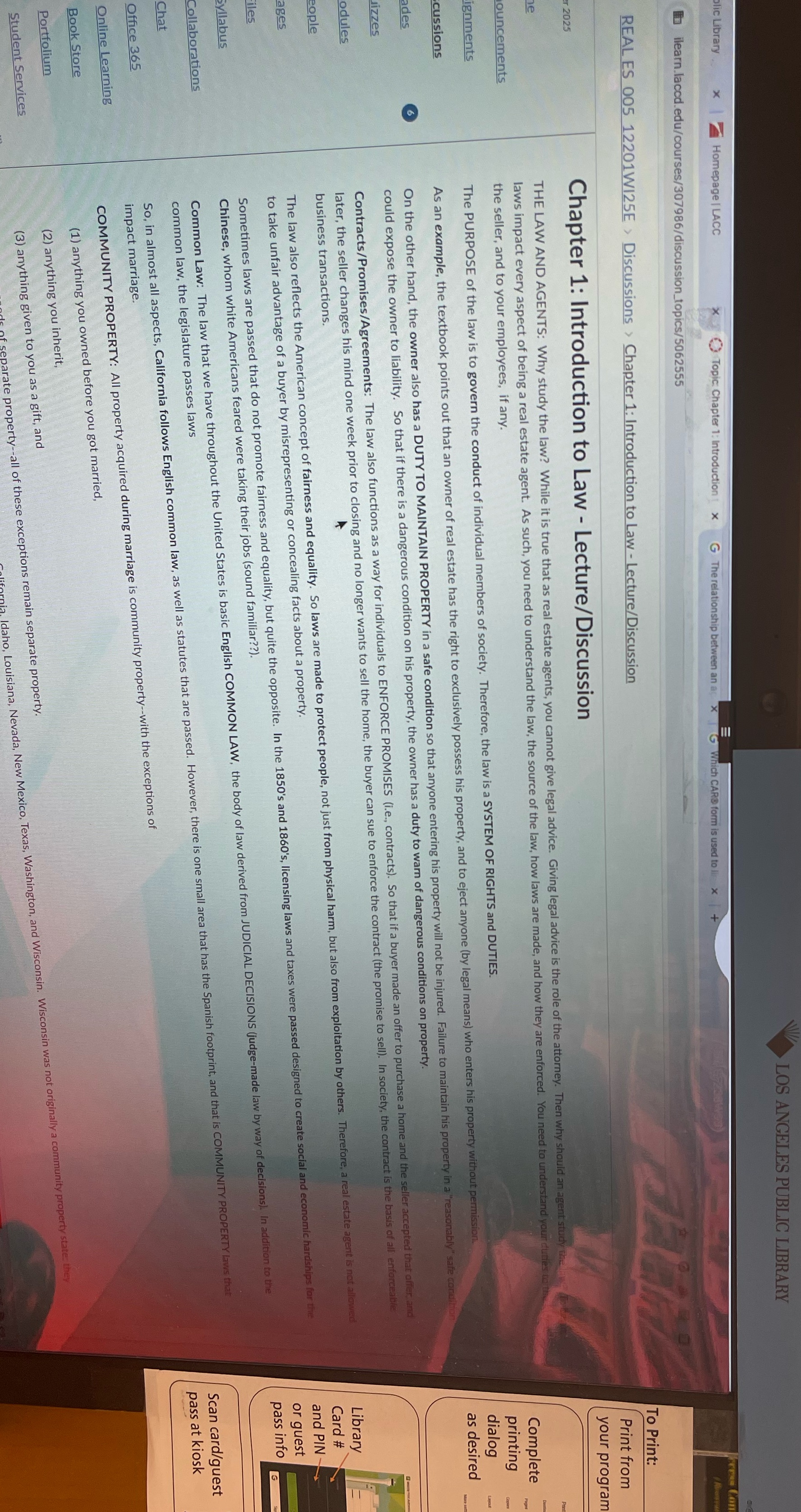 LOS ANGELES PUBLIC LIBRARY blic Library x