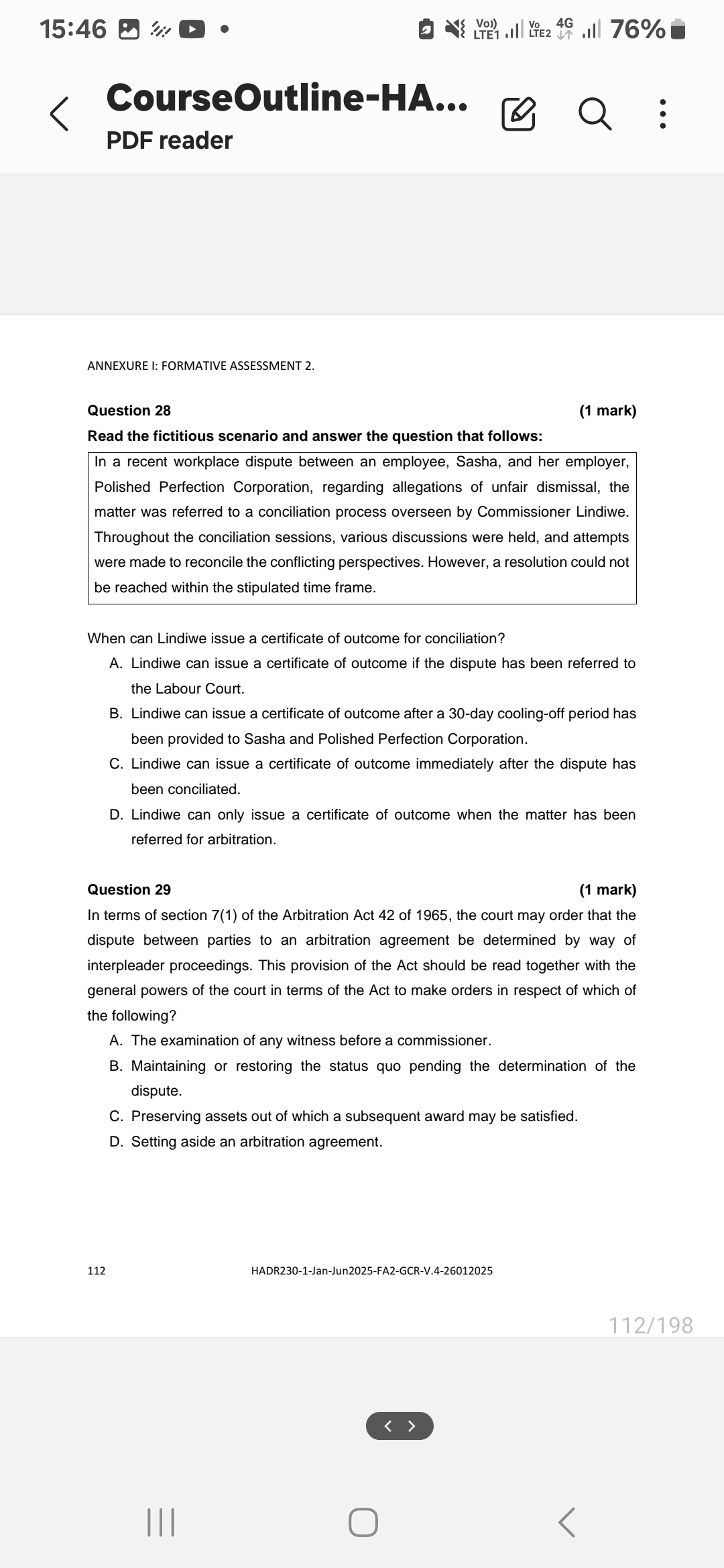 15:45 : D . LTE1 .I LIE2 4G 2 19 .Ill 76%