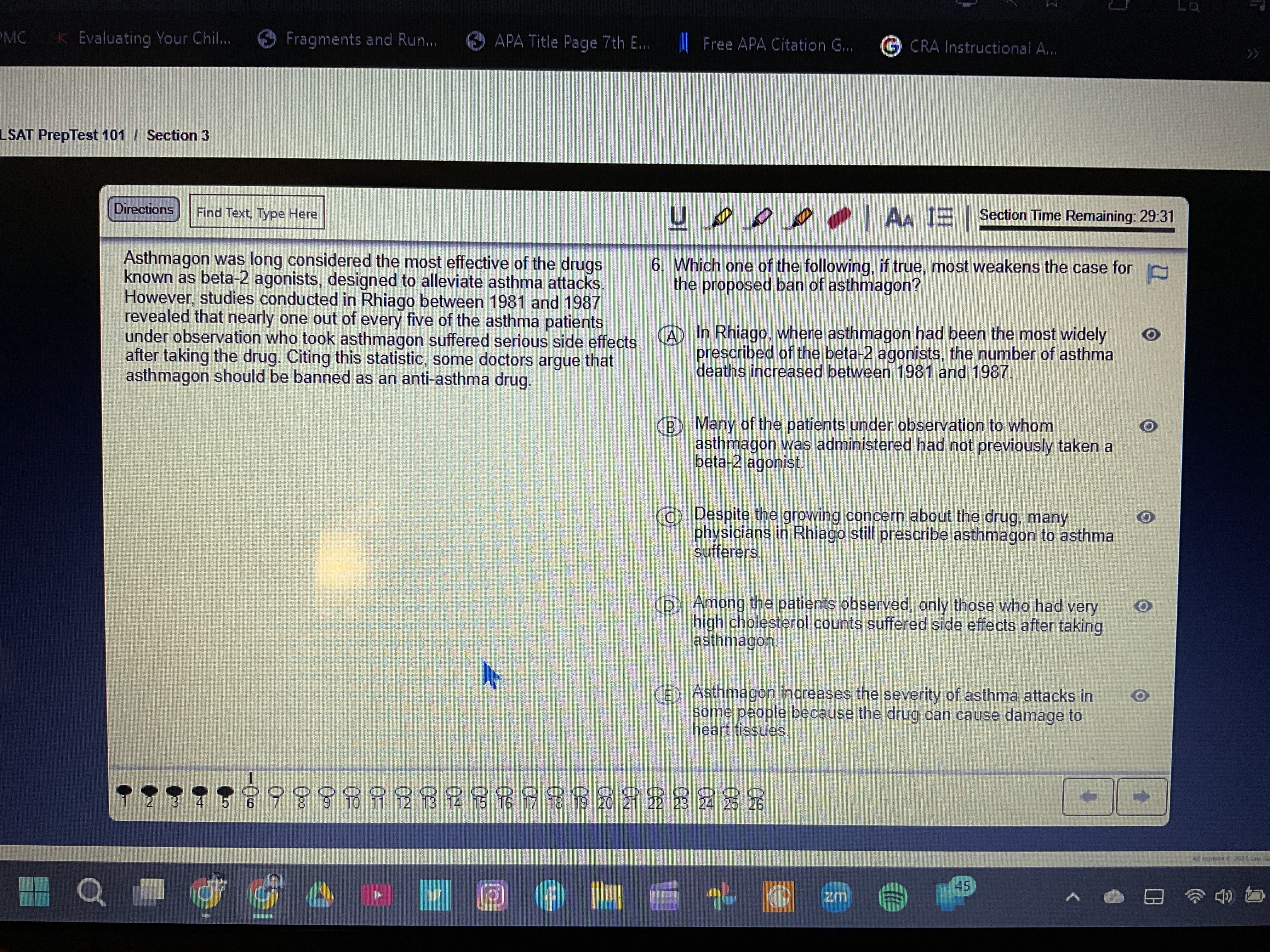 LSAT Prep 101 Section 3 MC K Evaluating Your