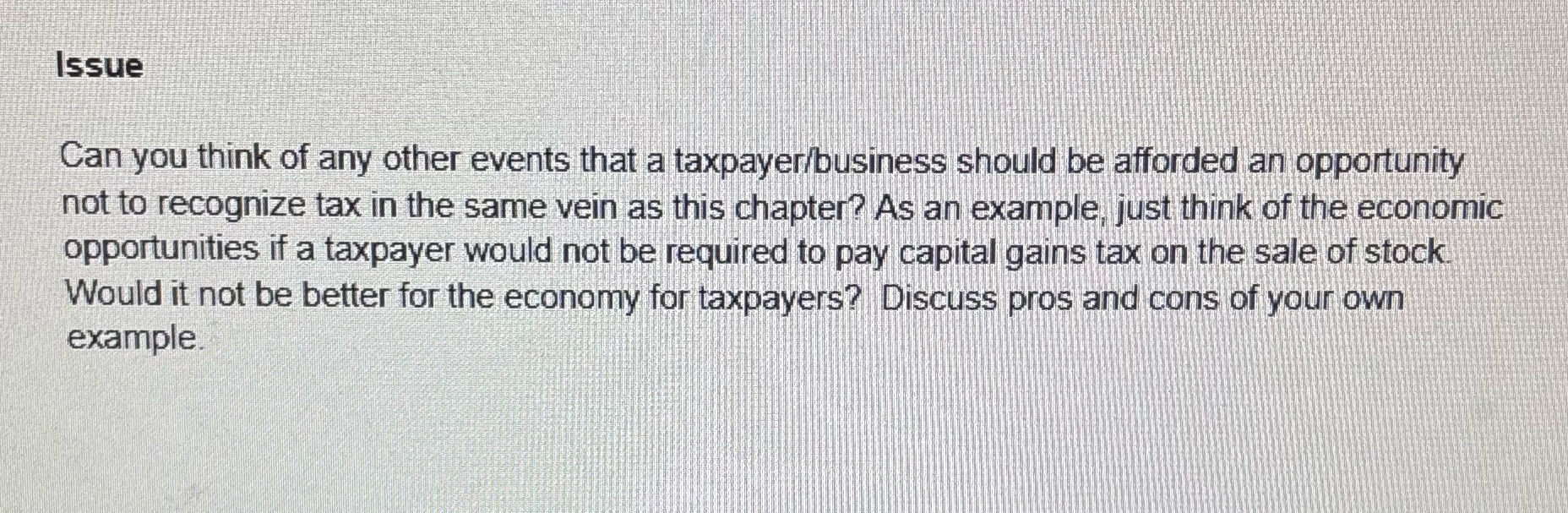 The answer also has to mention an Internal