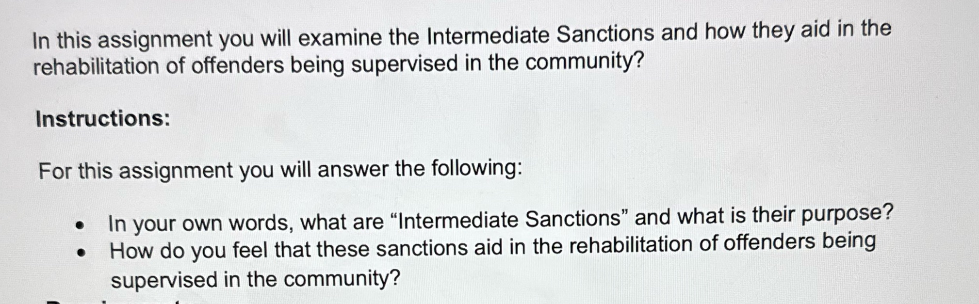 In this assignment you will examine the