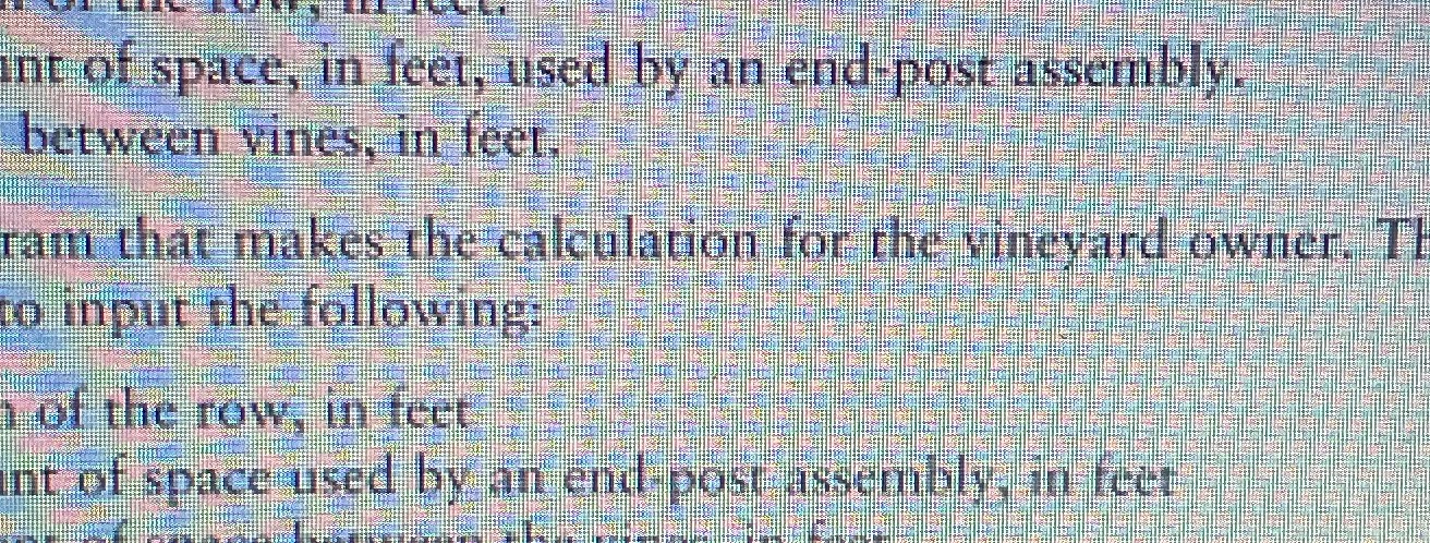 In python int of space, in feet, used by an
