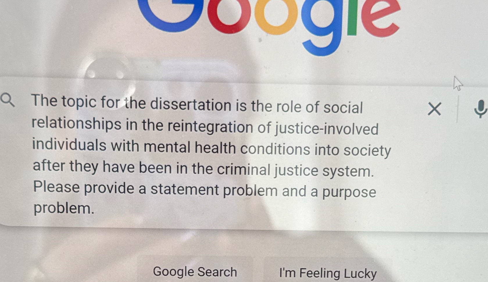 read the following below Google hs The topic for