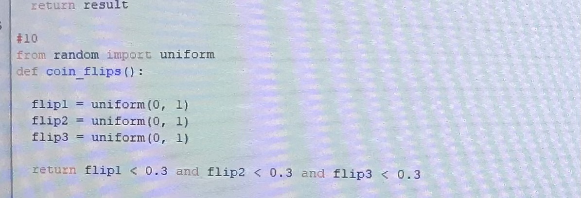 For this solution I want to know why tails should