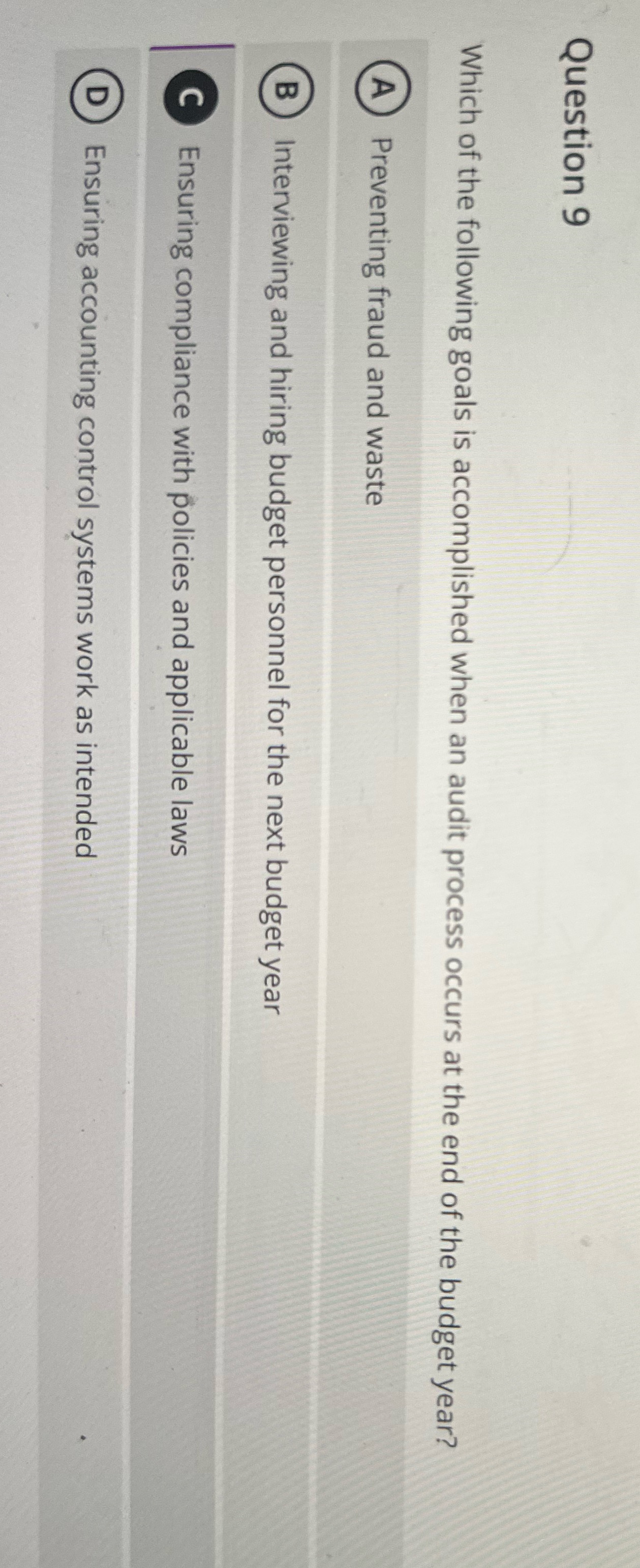 With Question 9 I selected C. However ChatGBT is