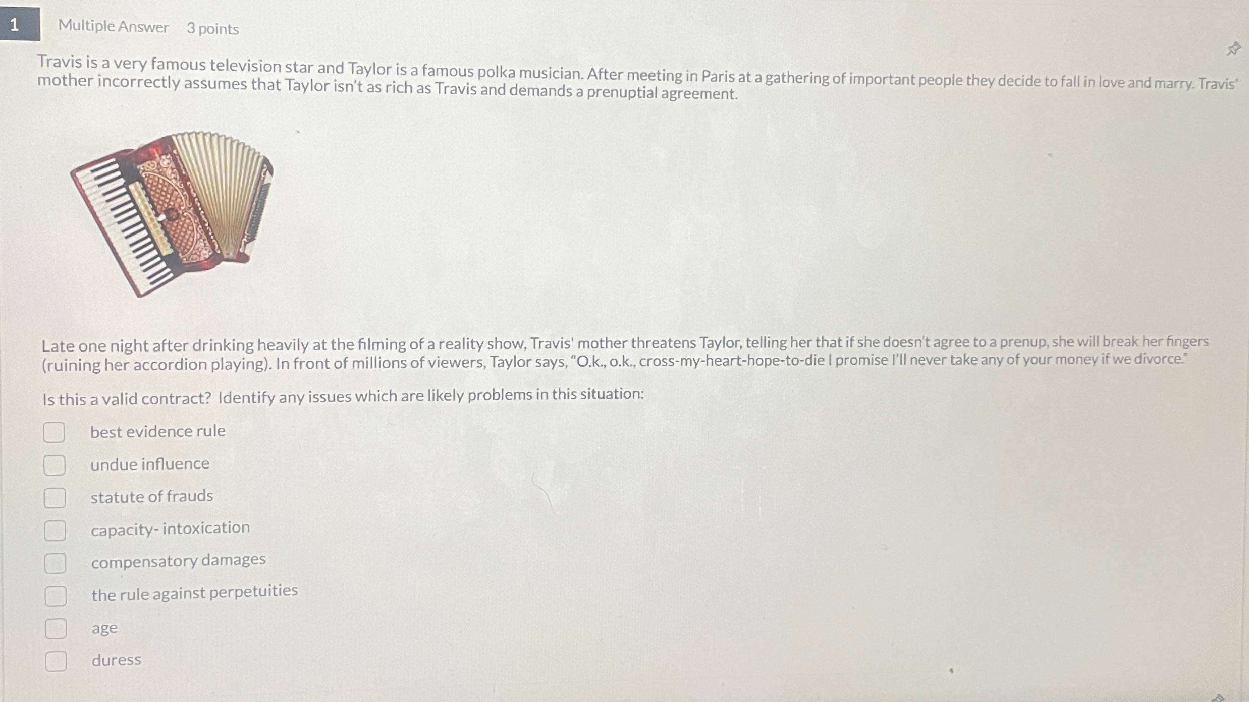 Can anyone answer this 1 Multiple Answer 3 points