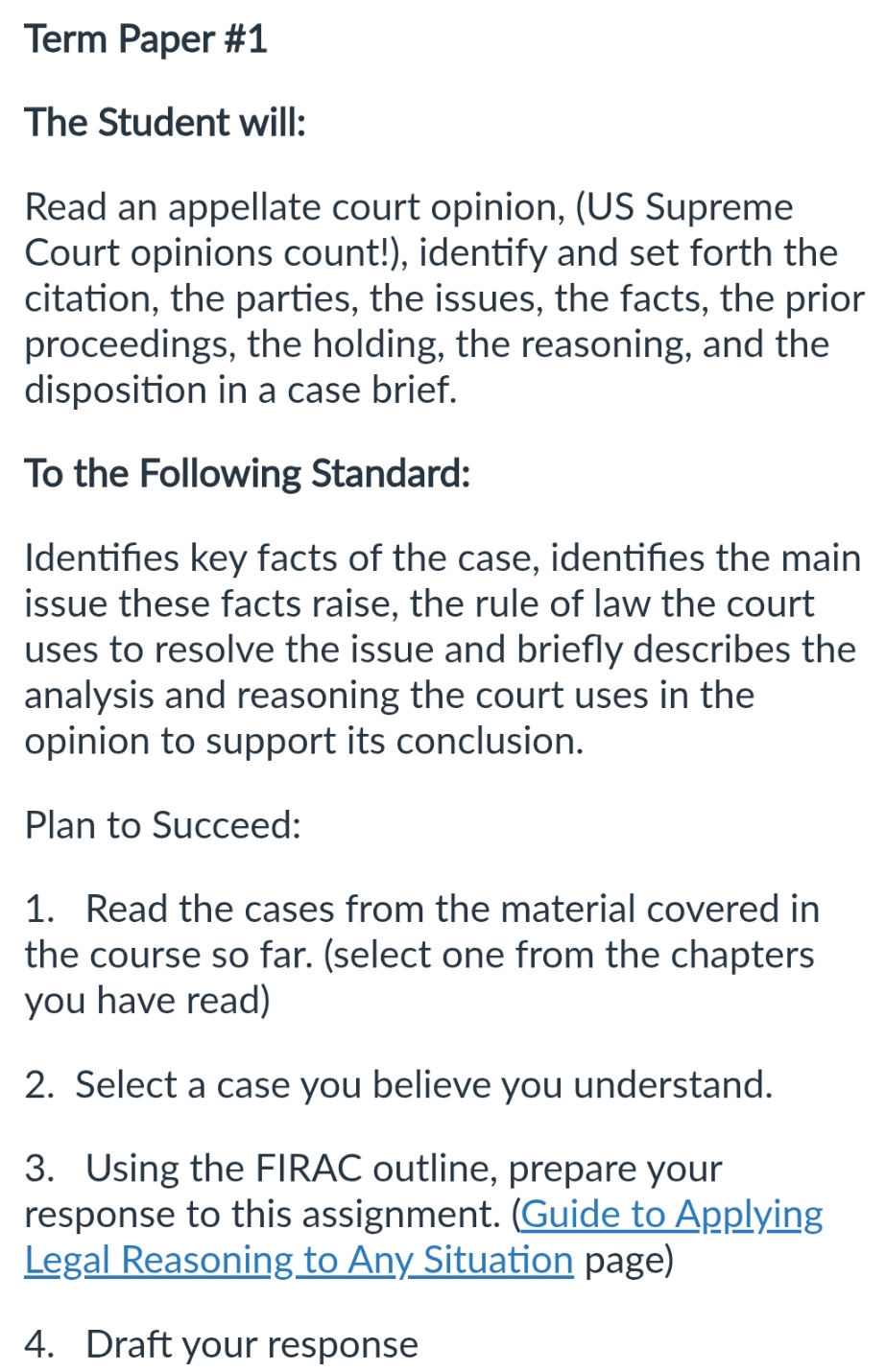 what should my paper look like? template? Term