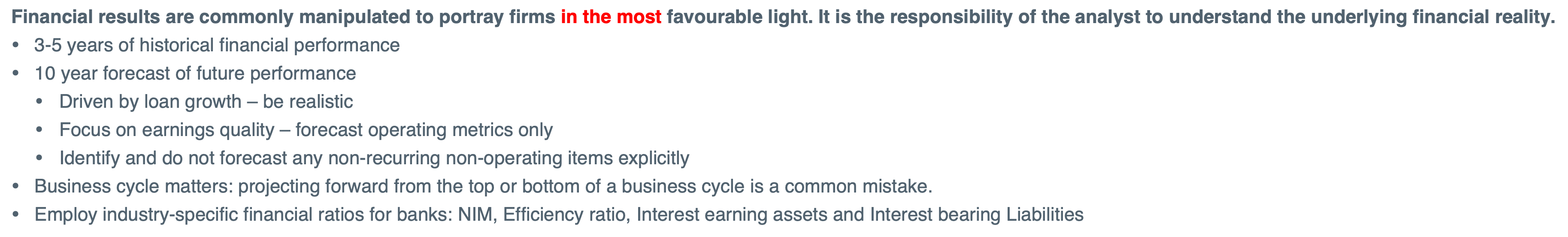 this. Financial results are commonly manipulated