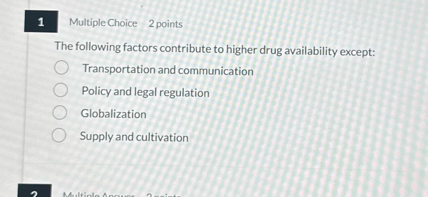 The filling factor 1 Multiple Choice 2 points The