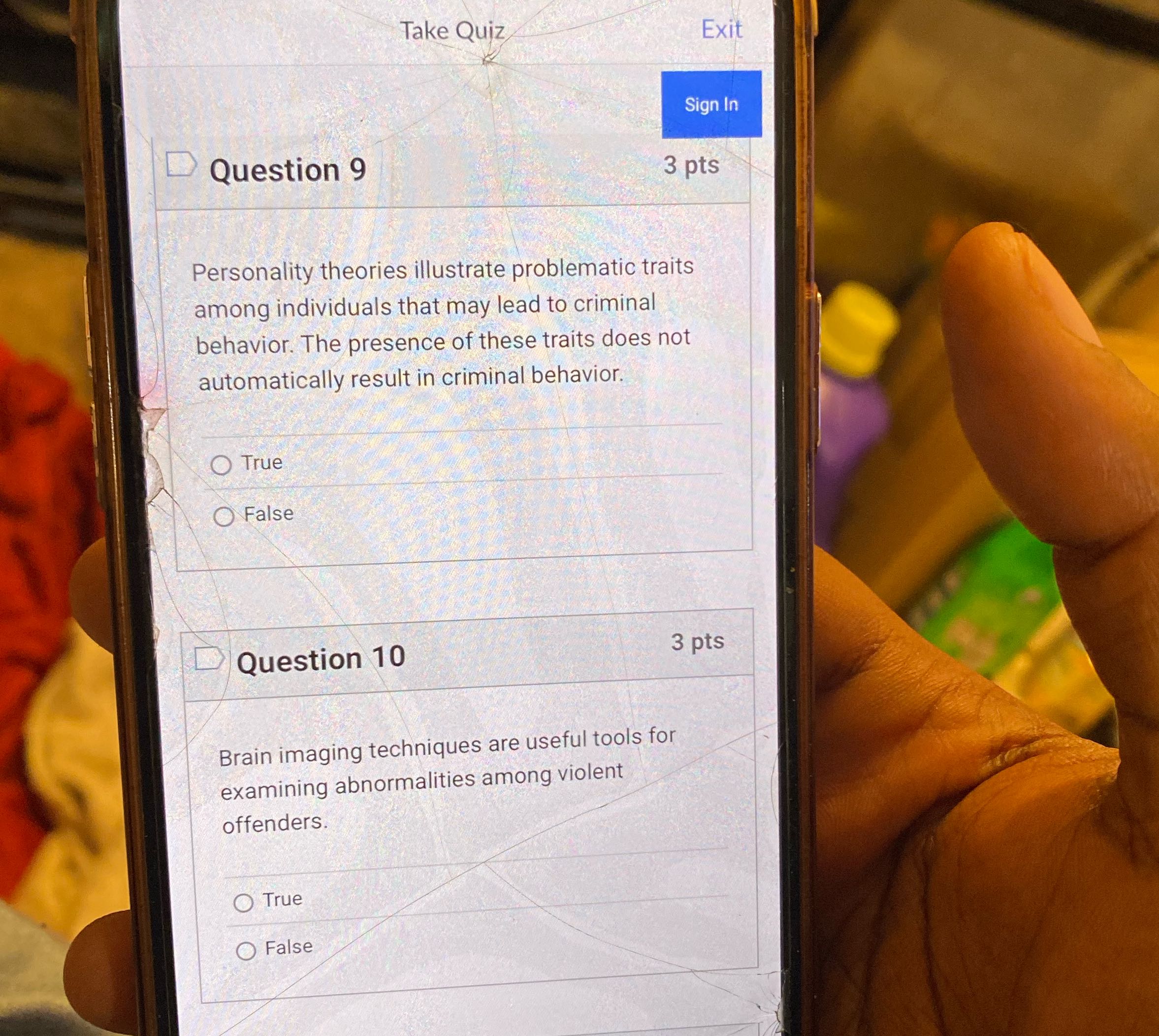 Can you answer these questions accurately Take