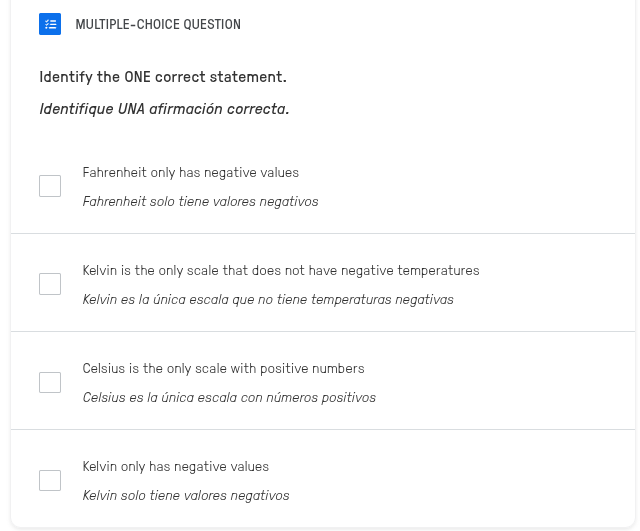 what the answer MULTIPLE-CHOICE QUESTION Identify