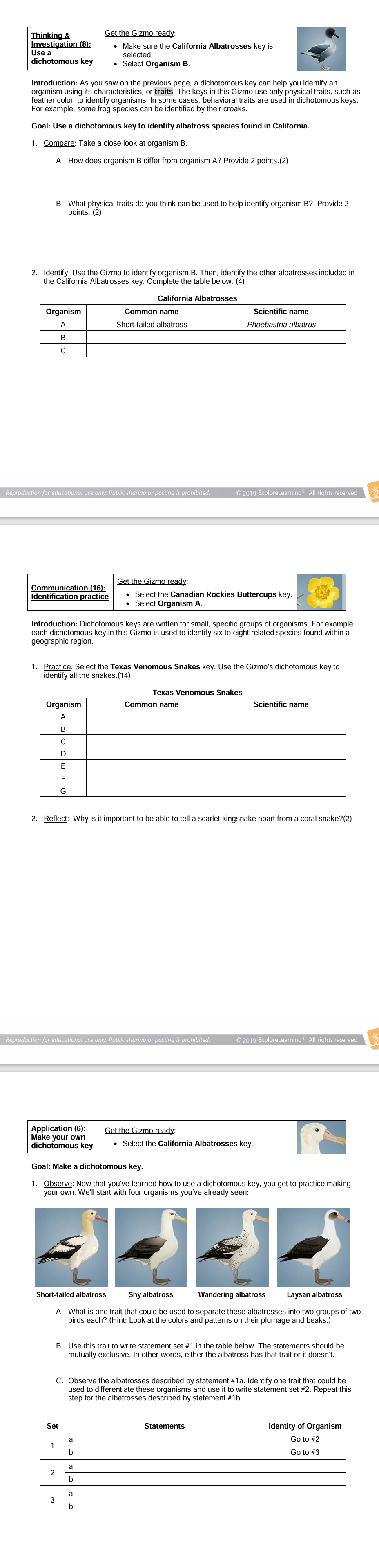 grade 11 biology c Thinking & Get the Gizmo