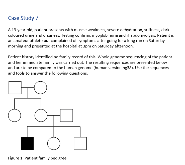 Case Study 7 A 19-year-old, patient presents with