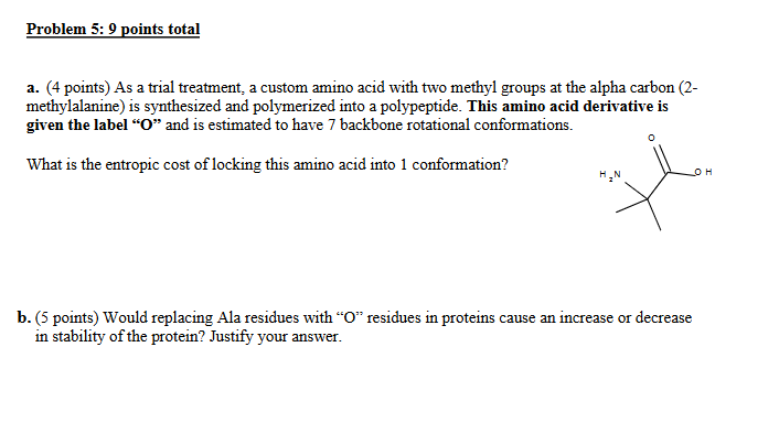 Problem 4: 9 points total a. (4 points) As a